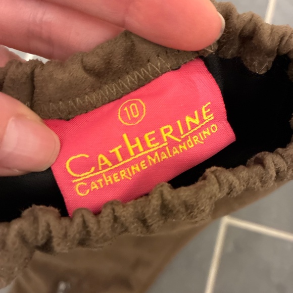 10 • Catherine Malandrino Tall Brown Suede Boots - Picture 3 of 3